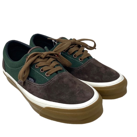VANS Vault OG Era LX Sneakers Canvas Suede Brown Green Women's Shoes VN0A3CXNBGS - Picture 6 of 10